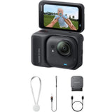 Insta360 GO Ultra Action Camera 4K Standard Bundle Midnat Svart EU
