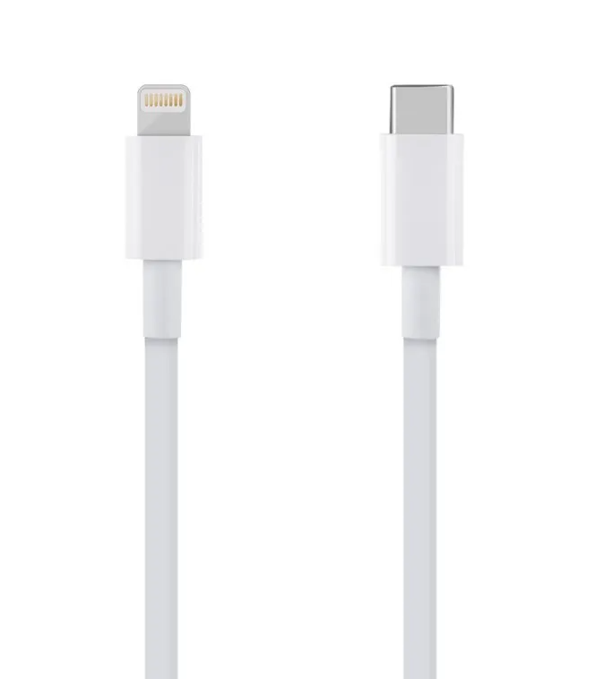 OBAL:ME Fast Charge USB-C/Lightning Cable 1m - White