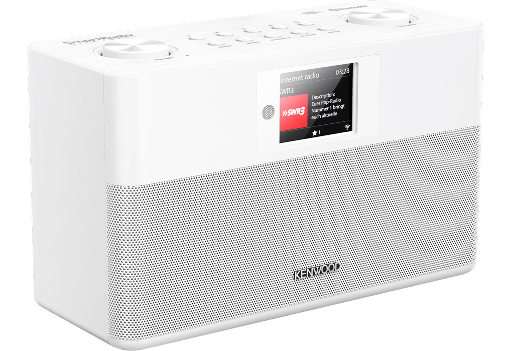 Kenwood CR-ST100S-W kompakt DAB+/internet radio - HVID