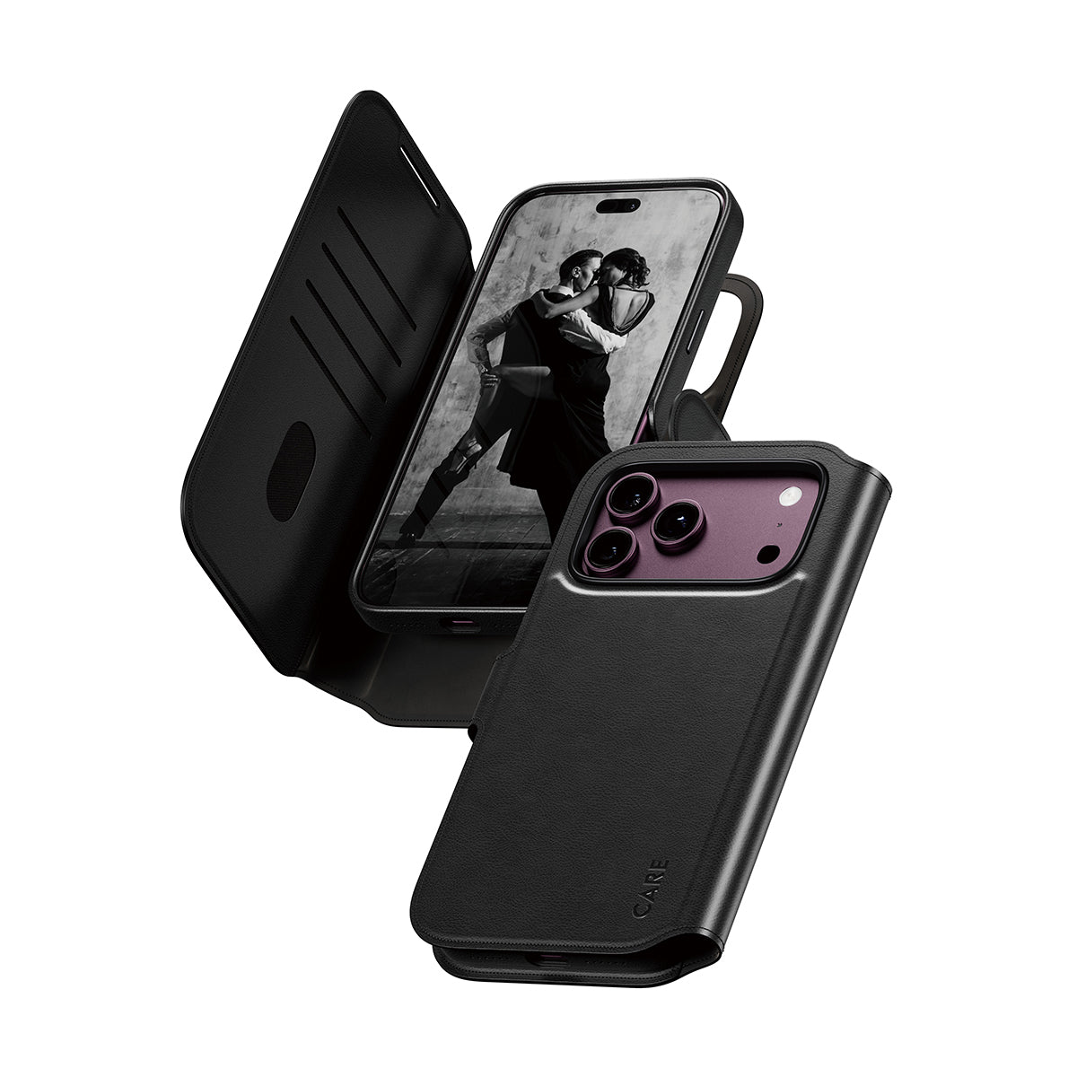 CARE by PanzerGlass Tango 2in1 Black Wallet Case w. MagSafe Apple iPhone 18 Pro Max