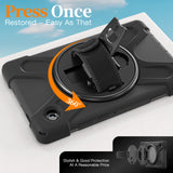 DK Protective Cover incl. handle & Strap without front screen, cover for Samsung Tab A11