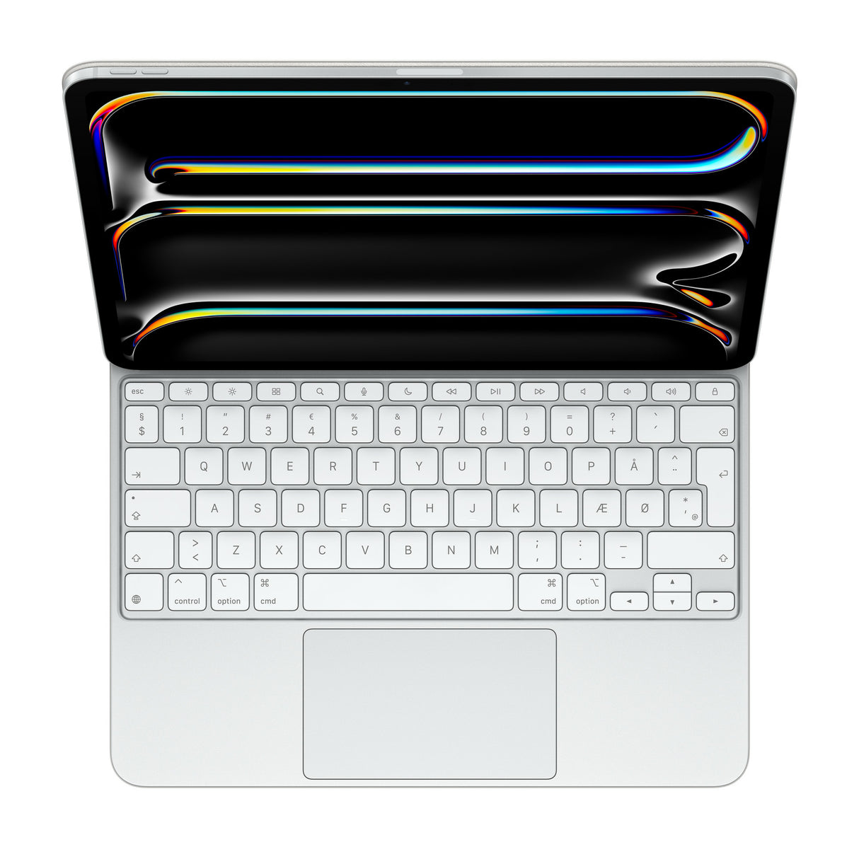 Apple Magic Keyboard iPad Pro 13" (2024) - Dansk - White