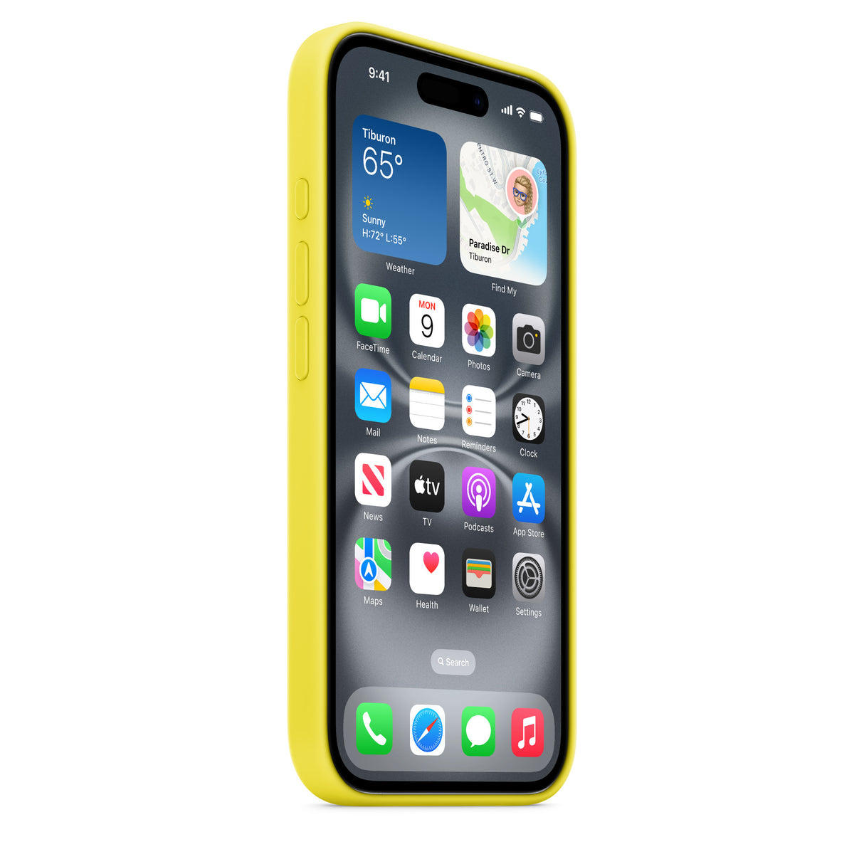 Apple iPhone 16 Silicone Case with MagSafe - Star Fruit
