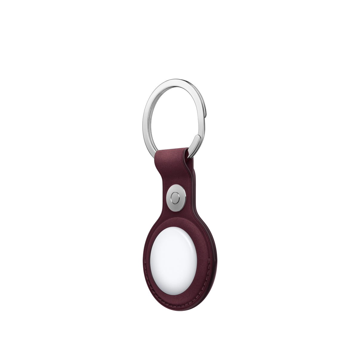 Apple AirTag FineWoven Key Ring – Burgundy