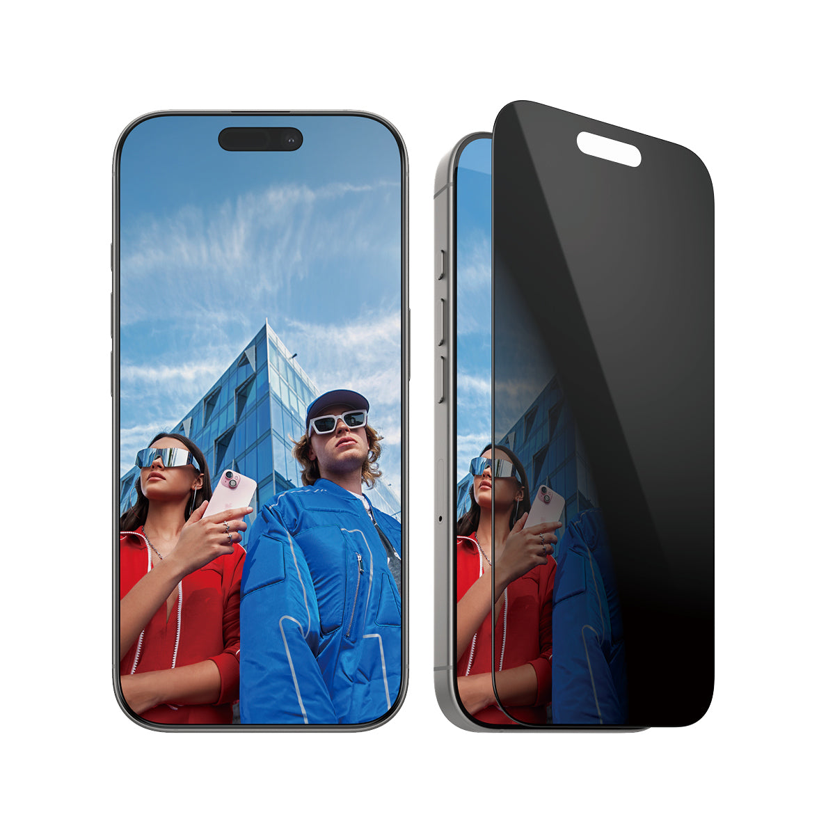 PanzerGlass Privacy Screen Protector iPhone 16 Pro  - Ultra-Wide Fit