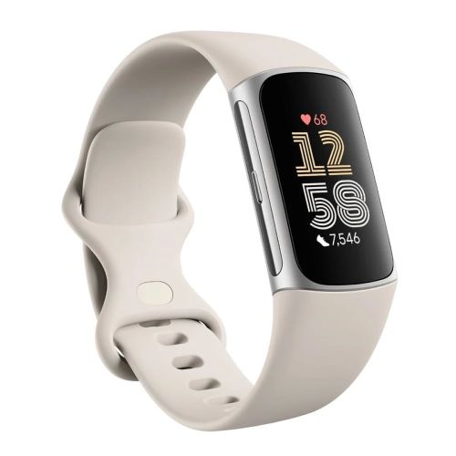 FitBit Charge 6 Advanced Fitness and Health Tracker, Porcelain EU