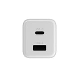 Allity wall charger GaN PD QC ATC-01-20WACr 1x USB-C 1x USB-A 20W white