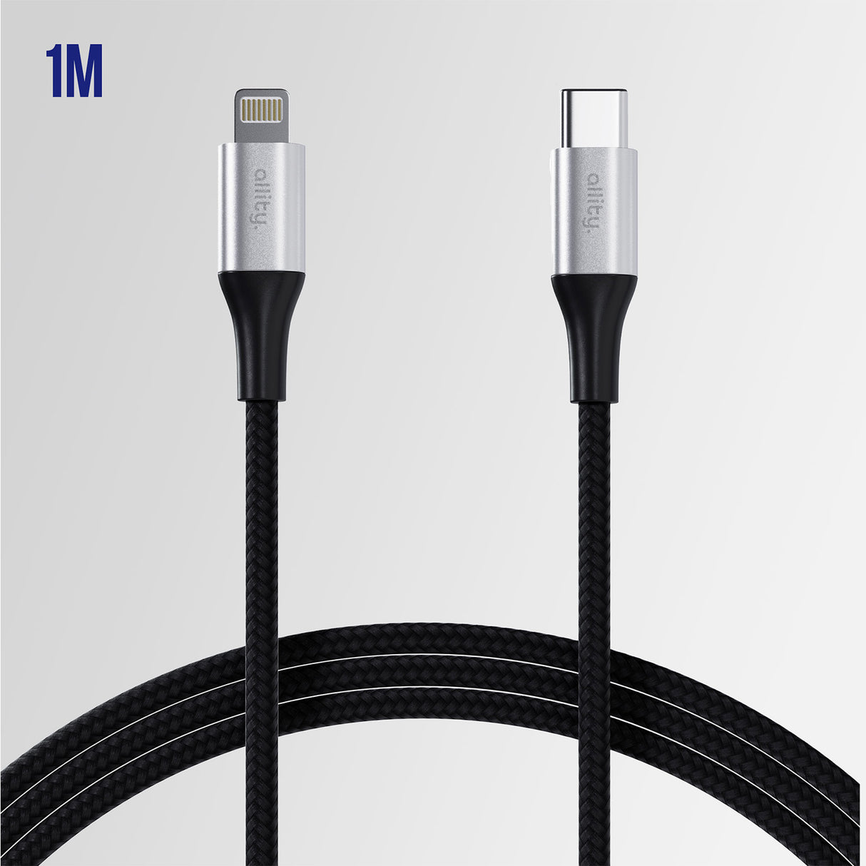 Allity cable AUC-01 USB-C - Lightning 1.0 m 27W black
