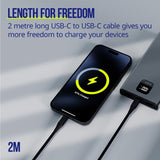 Allity cable AUC-02 USB-C - USB-C 2.0 m 100W black