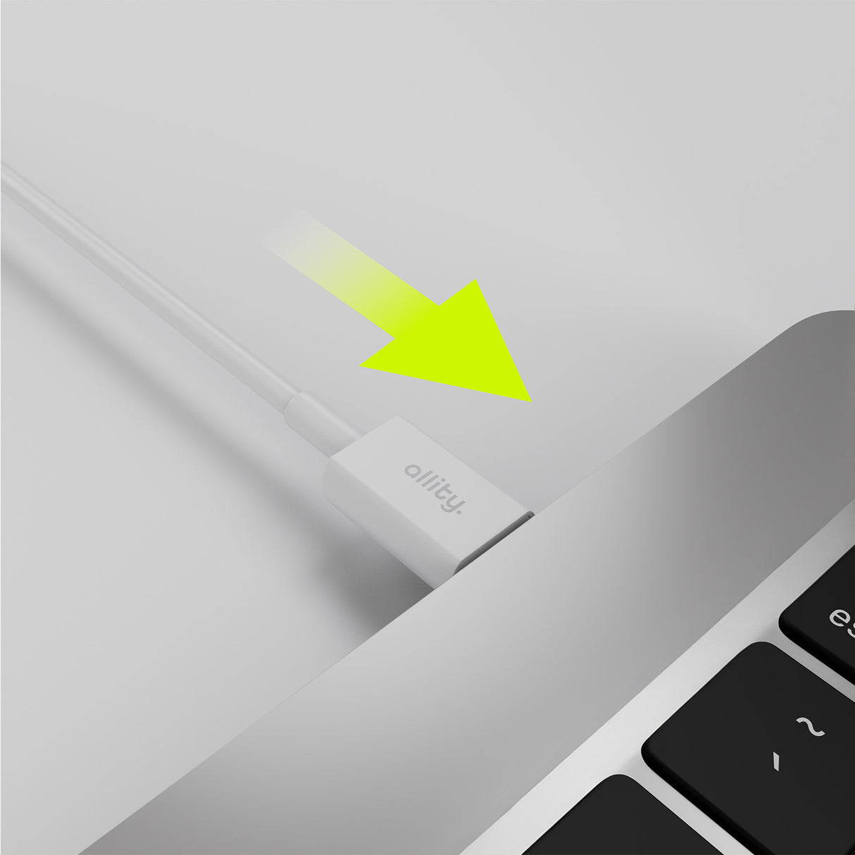 Allity cable AUC-03 USB-C - Lightning 1.0 m 27W white