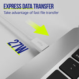 Allity cable AUC-03 USB-C - Lightning 2.0 m 27W white