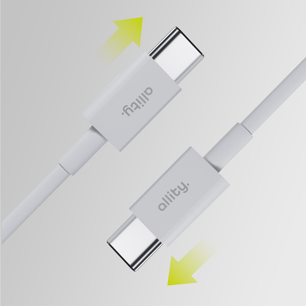 Allity cable AUC-03 USB-C - USB-C 2.0 m 60W white