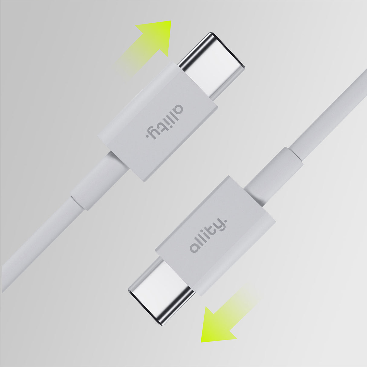 Allity cable AUC-03 USB-C - USB-C 2.0 m 100W white
