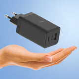 Allity wall charger GaN PD QC ATC-01-65WACC 2x USB-C 1x USB-A 65W black