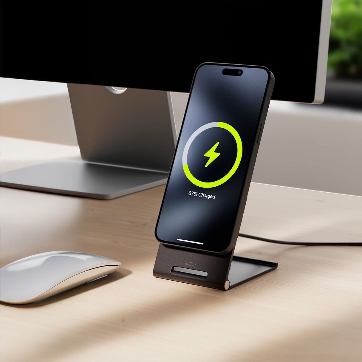 Allity AWC-200-15WMS wireless charger 15W graphite