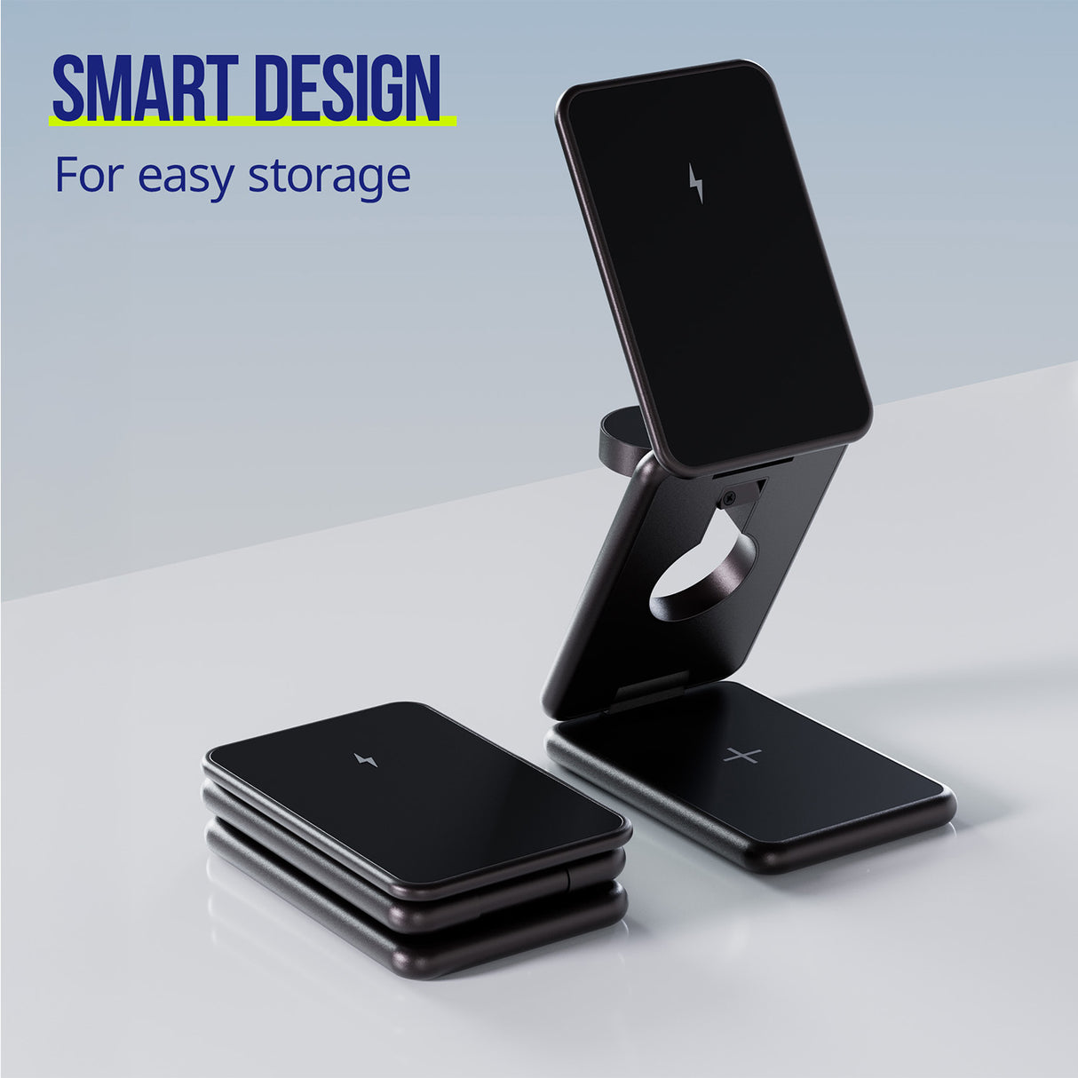 Allity AWC-230-225WMS wireless charger 22.5W graphite 3w1