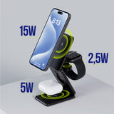 Allity AWC-230-225WMS wireless charger 22.5W graphite 3w1