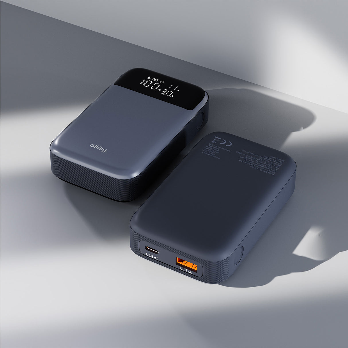 Allity power bank APB-200 PD QC 33W 10000 mAh gray