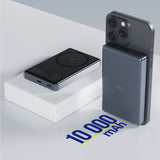 Allity wireless power bank APB-300 PD QC 20W 10000 mAh magnetic gray