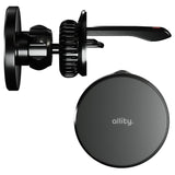 Allity car holder for air vent ACH-300 magnetic with wireless charging black 15W