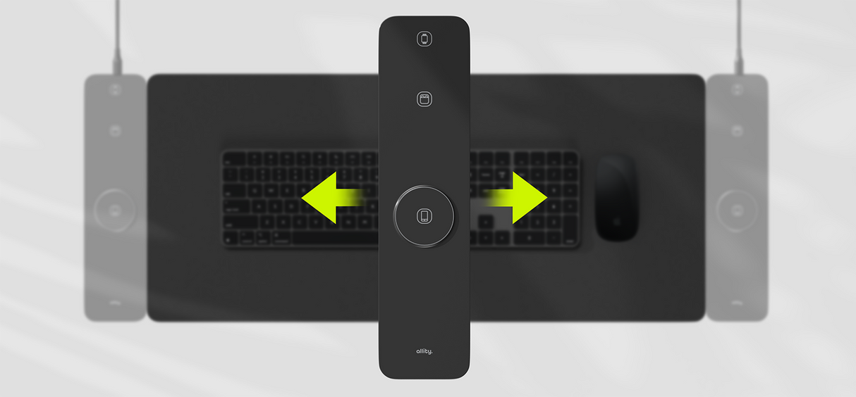 Allity Laptop pad with detachable 3in1 wireless charger 15W ALP-100