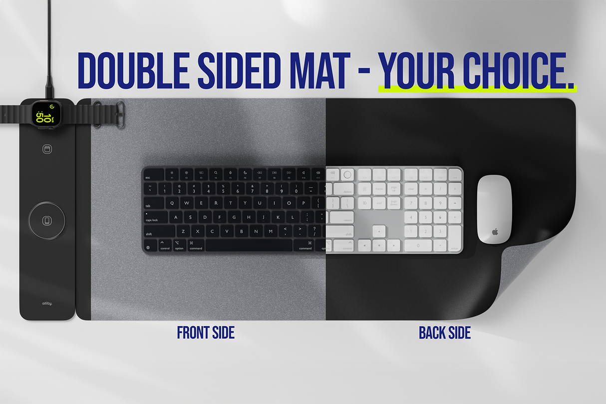 Allity Laptop pad with detachable 3in1 wireless charger 15W ALP-100