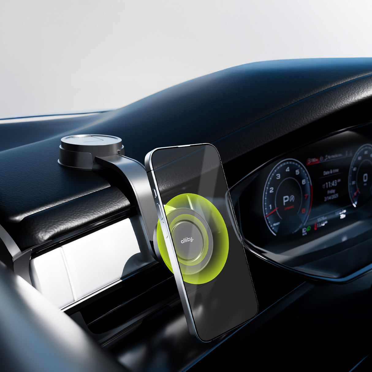 Allity car holder magnetic ACH-200 MS black
