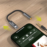 Allity adapter ABA-200 USB-C do jack 3,5mm grey