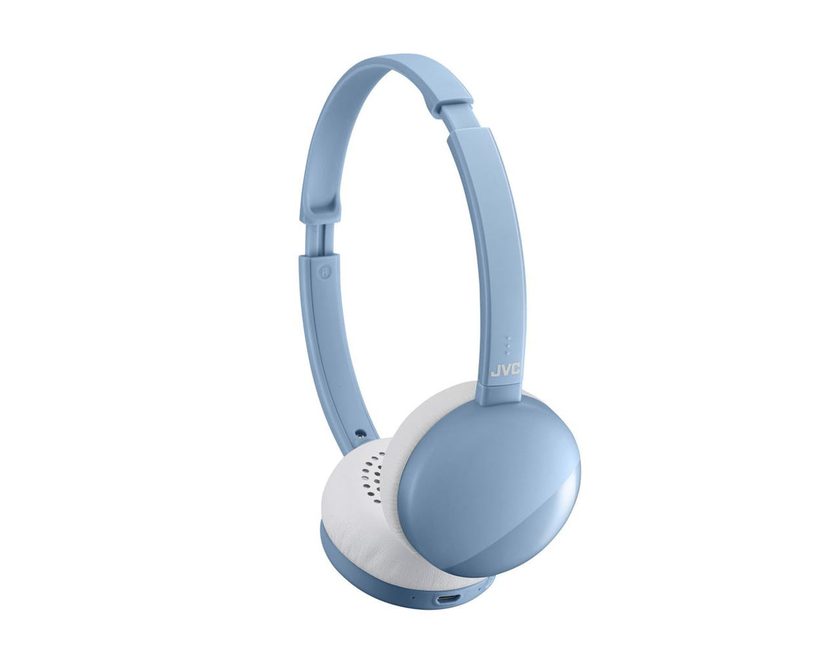 JVC HA-S22W-A-U bluetooth hovedtelefon - LYSEBLÅ