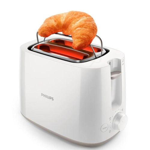Philips Toaster Daily Collection, HD2581/00, 830W, hvid EU
