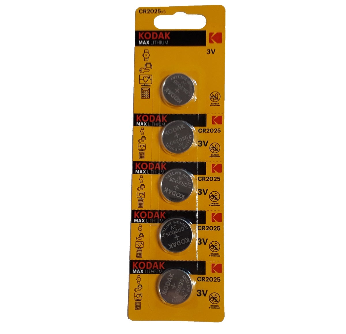 Kodak CR2025 batteripakke