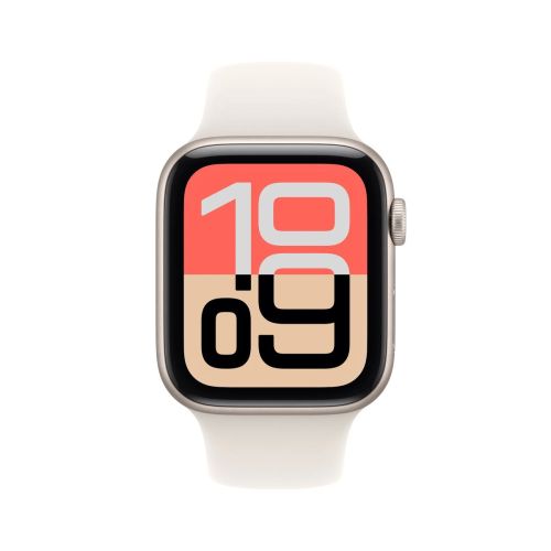 Apple Watch SE 3 (2025) GPS 40mm Starlight Alu Case, Starlight Sport Band S/M EU MEH34