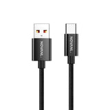 NOVANL SpeedCharge Pro USB A til USB-C Kabel 18W (1M) Sort