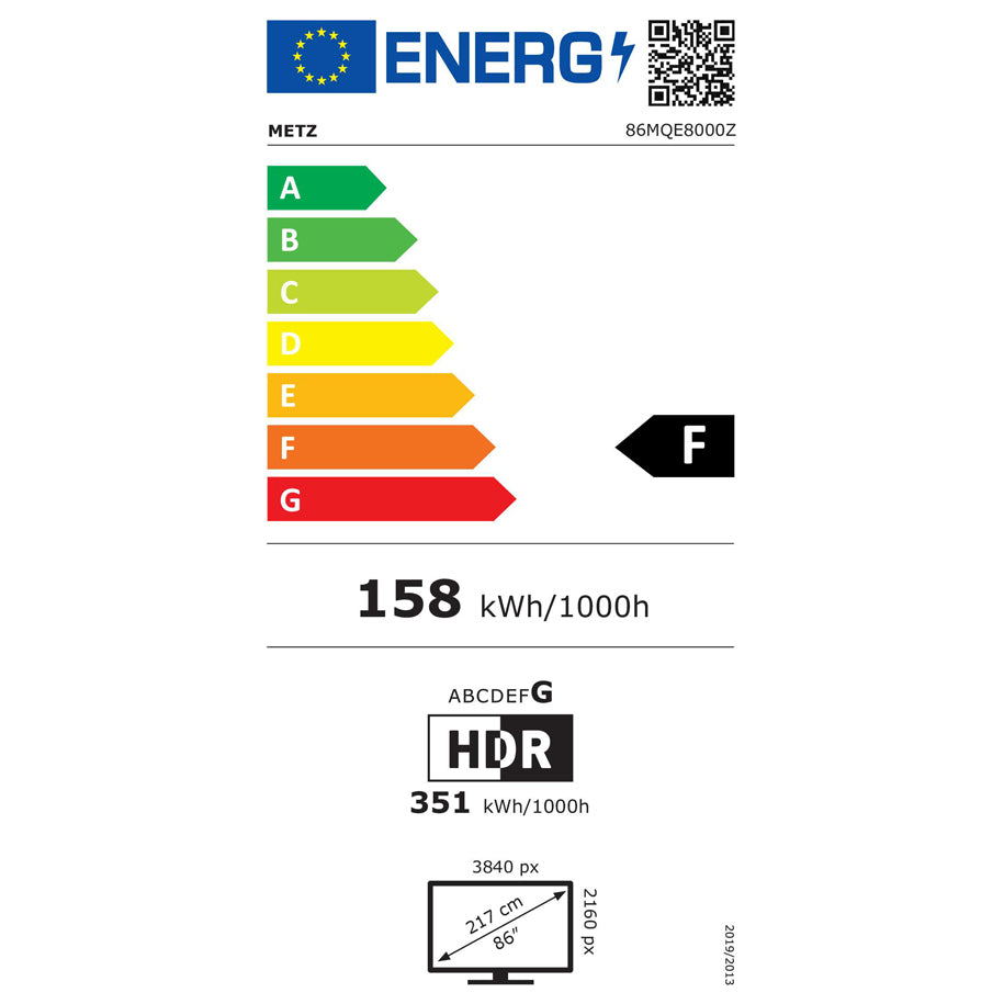 Metz 86MQE8000Z 86" QLED TV