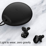 Baseus øretelefon Bluetooth Encok W02 TWS Truly Wireless headset Sort