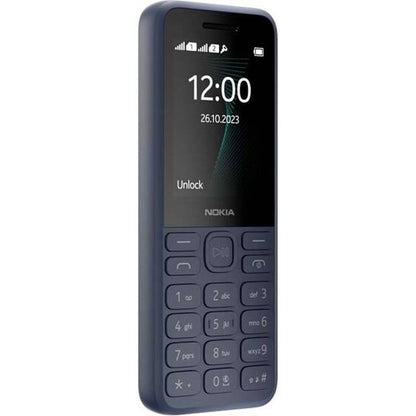 Hmd Nokia 130 4 MB Feature Phone - 6.1 cm (2.4") TFT LCD QVGA 240 x 320 - 4 MB RAM - Series 30+ - 2G - Dark Blue - 2 SIM Support - SIM-free - 1450 mAh Battery