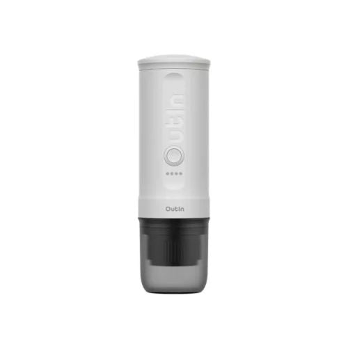 Outin Nano Portable Espresso Machine, 80ml, 7500mAh, Pearl White EU