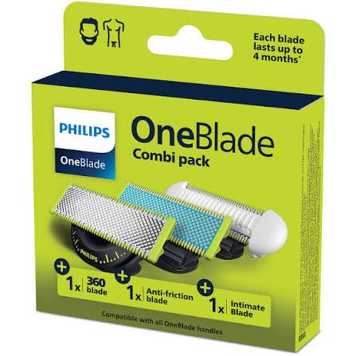 Philips Shaver OneBlade udskiftningsblad (3 typer) QP936/50 EU