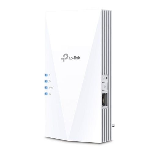 TP-Link Range Extender RE500X AC1500 Trådløst dobbeltbånd, mesh system, 1500Mbps, 802.11ac, Wi-Fi 6, hvid EU