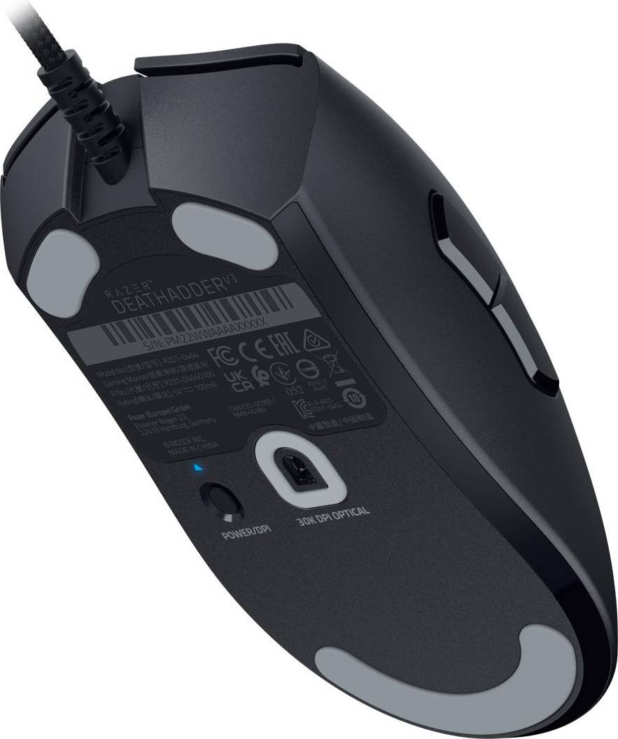 Razer Deathadder V3 - Gaming Mus - Optisk - 5 knapper - Sort