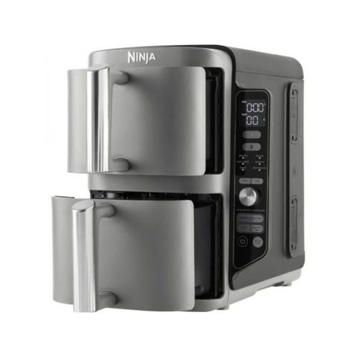 Ninja Foodi Vertikal Dobbeltskuffe Smart Air Fryer 9.5L Grå EU SL400EU