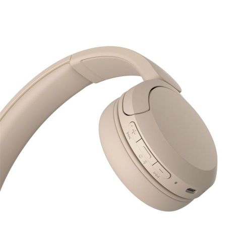 Sony WH-CH520 Bluetooth Headphones BT 5.2, Beige EU