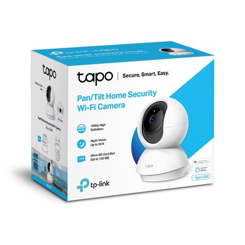 TP-Link Camera Tapo TC70 Wi-Fi Indendørs sikkerhed 1080P, 360 grader, hvid EU