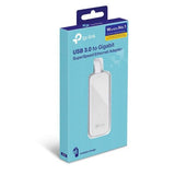 TP-Link Netværksadapter Kabel UE300 USB 3.0 til Ethernet RJ45, 1000Mb/s, Hvid EU