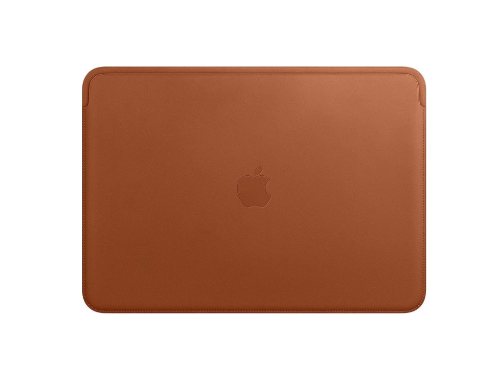 Apple MacBook Pro/Air 13" Leather Sleeve Saddle Brown