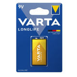 6LR61 9,0V ALKALINE E-BLOCK BATTERI, VARTA 1 STK BLISTER LONG LIFE