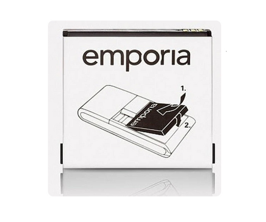 Emporia 1150mAh Li-Ion Batteri Sort