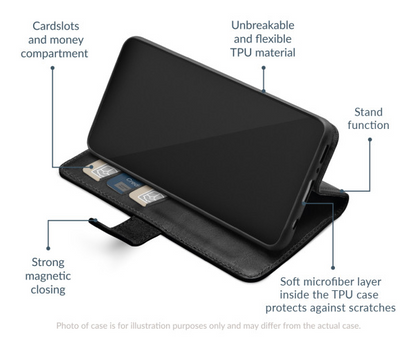 MOBILIZE LÆDERCOVER TIL SAMSUNG GALAXY S24 FE SORT