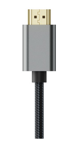 HDMI-kabel med aluminiumstik og bomuldsflet, 4K*2K@60Hz, 5m