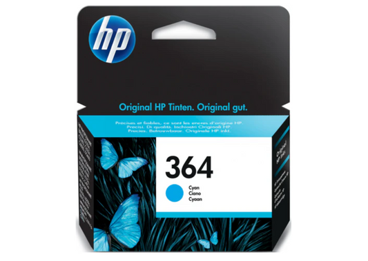 HP 364 blækpatron - Original Standard - Cyan (Blå)